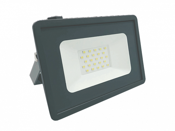 Прожектор светодиодный СДО 20Вт 6500К IP65 зеленый свет серый корпус Фарлайт