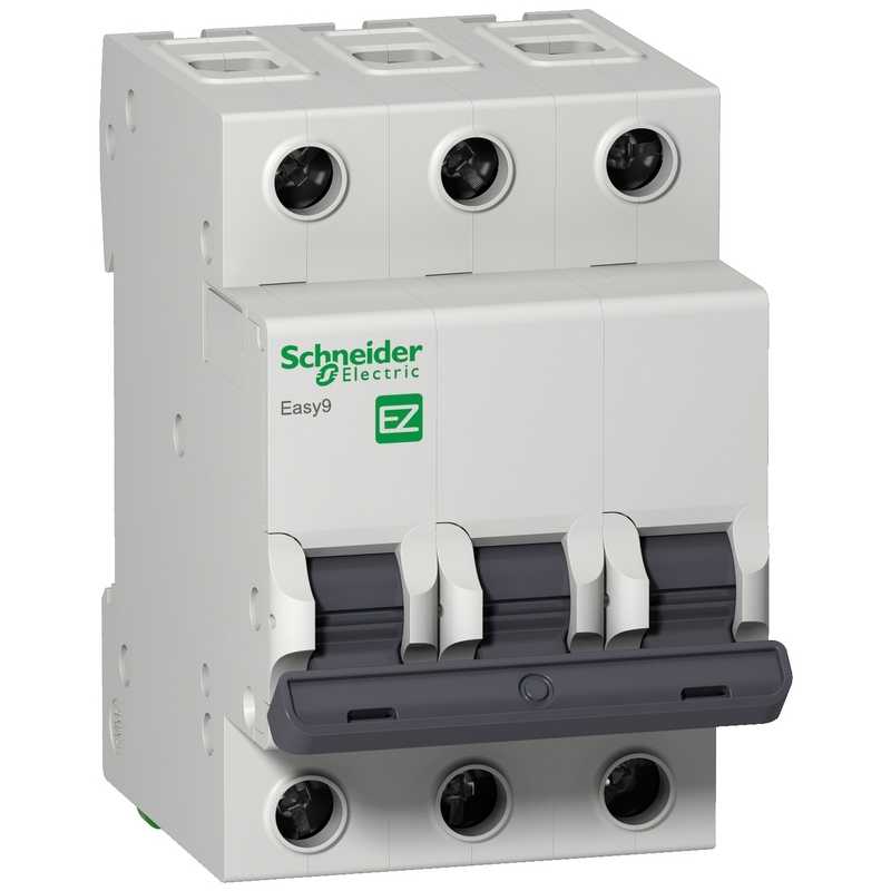 Автоматический выключатель EASY 9 3П  6А 4,5кА С Schneider Electric