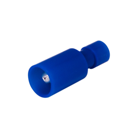 Разъем штекерный полностью изолированный штекер 4 мм 1.5-2.5 мм2 (РШПи-п 2.5-4/РШИп 2-5-4) синий REX