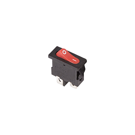 Выключатель клавишный 250V 6А (2с) ON-OFF красный  Mini  (RWB-103, SC-766, MRS-101-5)  REXANT