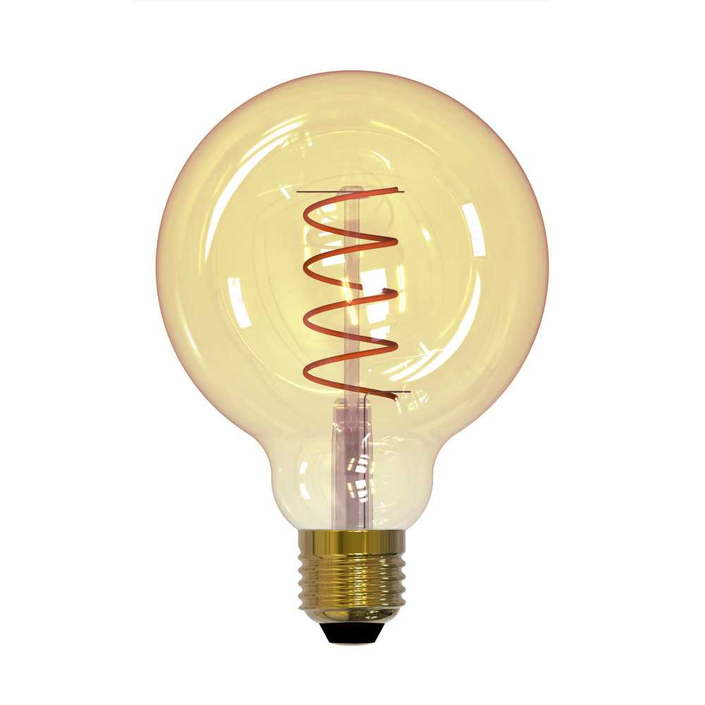 Лампа светодиодная Vintage LED 4W E27 Форма «шар», золотистая колба