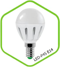 Лампа светодиодная LED ШАР standard 5.0Вт 220В Е14 3000К 400Лм ASD_1