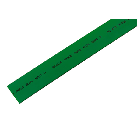 20.0 / 10.0 мм 1м термоусадка зеленая REXANT