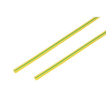 4.0 / 2.0 мм 1м термоусадка желто-зеленая REXANT