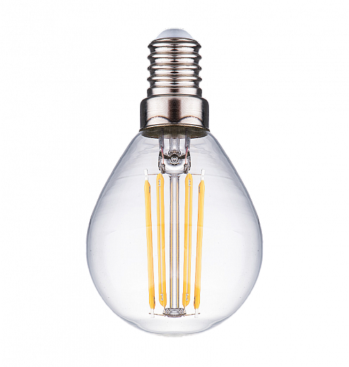 Лампа светодиодная нитевидная прозрачная шар G45 11 Вт 4000 К Е14 Фарлайт