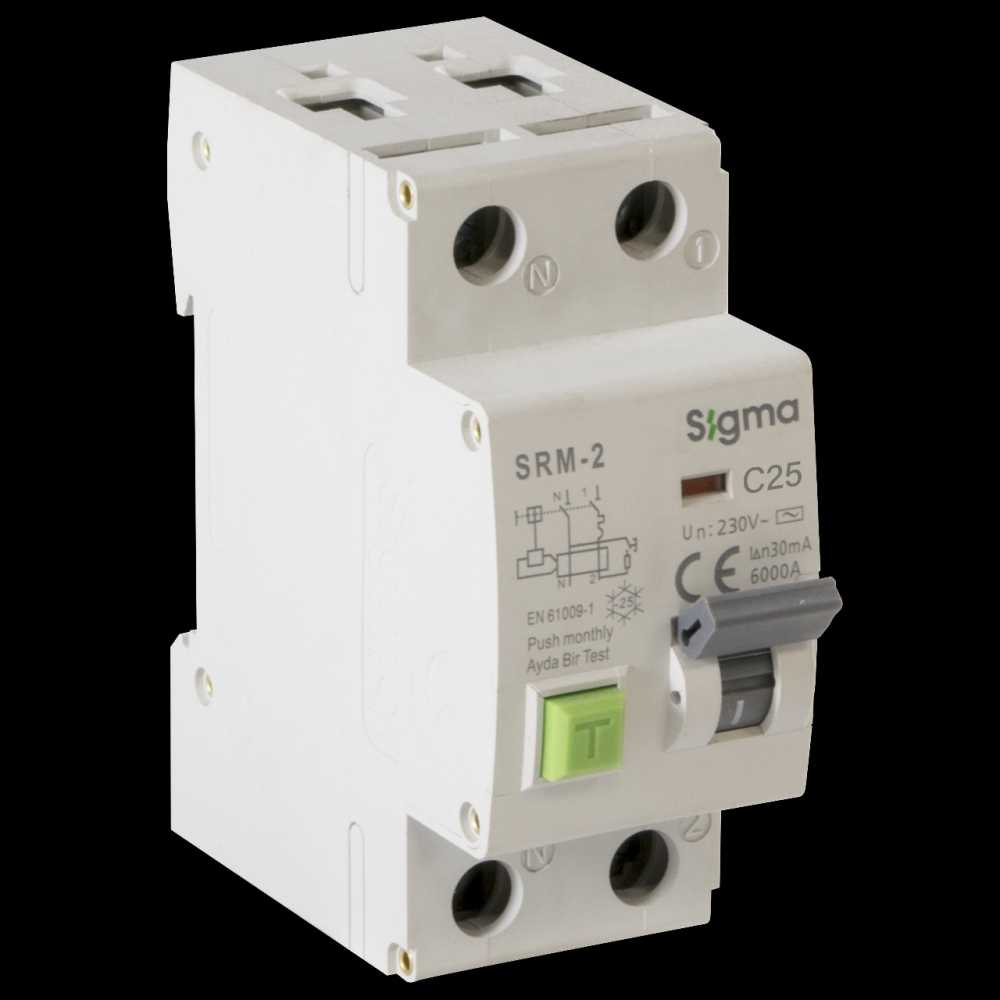Автоматический выключатель дифференциального тока АВДТ AC 2P 30mA 6kA 25A